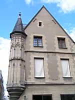 Paris,  Rue des Francs Bourgeois, Maison medievale (3)